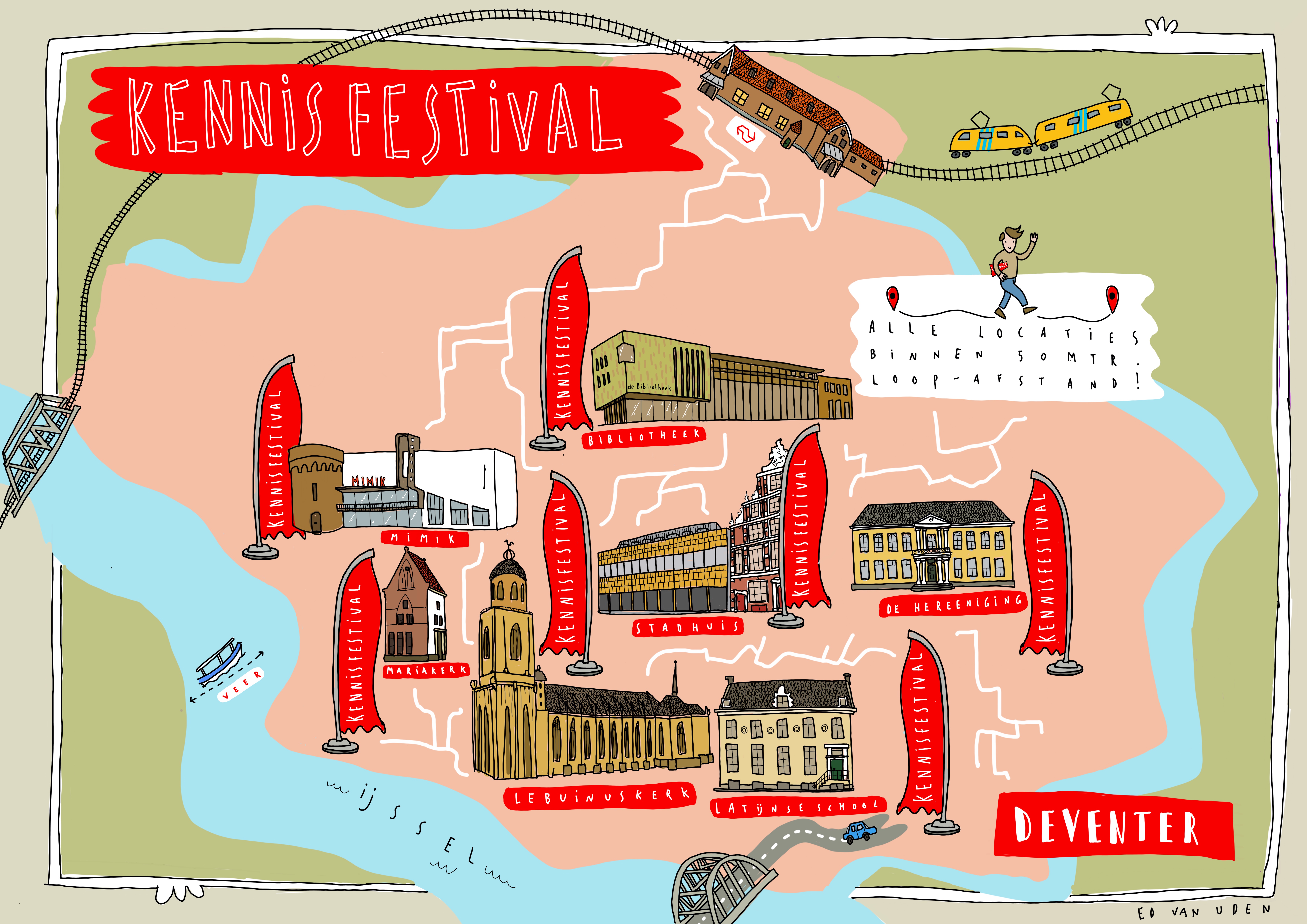 Het Rijnlandplein op 24 september